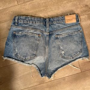 Zara light blue Jean shorts